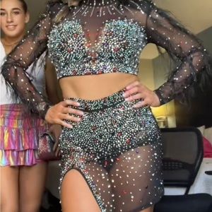 Taylor Swift Eras tour 2 piece skirt set